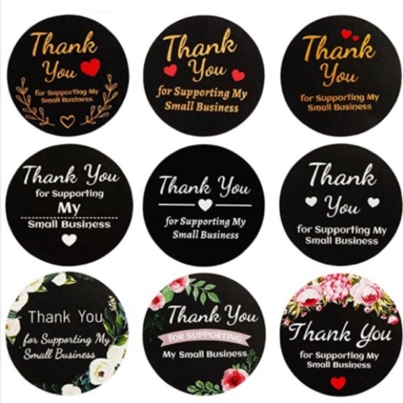NEW Poshmark Packages "Thank you!" Gift Wrapping Shipping Supplies Set ~ 175 PCs - Picture 6 of 13
